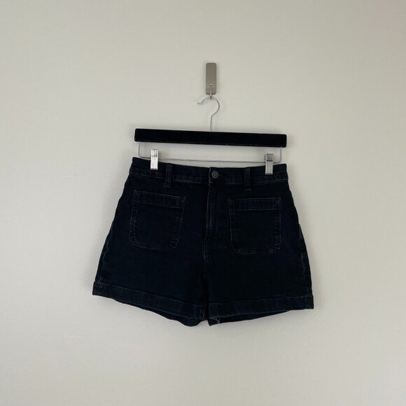 Madewell The Denim Emmett Short Patch Pocket Edition Sendhurst Wash Size 27 - Picture 1 of 5